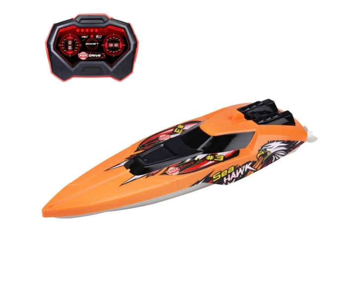 Dickie Toys RC Sea Hawk (201106012) i gruppen LEKSAKER, BARN- & BABYPRODUKTER / Radiostyrt / Radiostyrda båtar hos TP E-commerce Nordic AB (D19554)