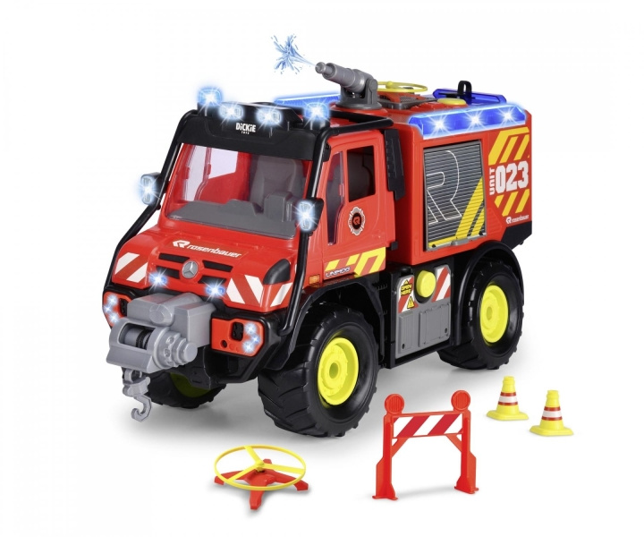 Dickie Toys Unimog U530 Brandräddning (203719033) i gruppen LEKSAKER, BARN- & BABYPRODUKTER / Leksaker / Leksaksbilar & andra fordon hos TP E-commerce Nordic AB (D19570)