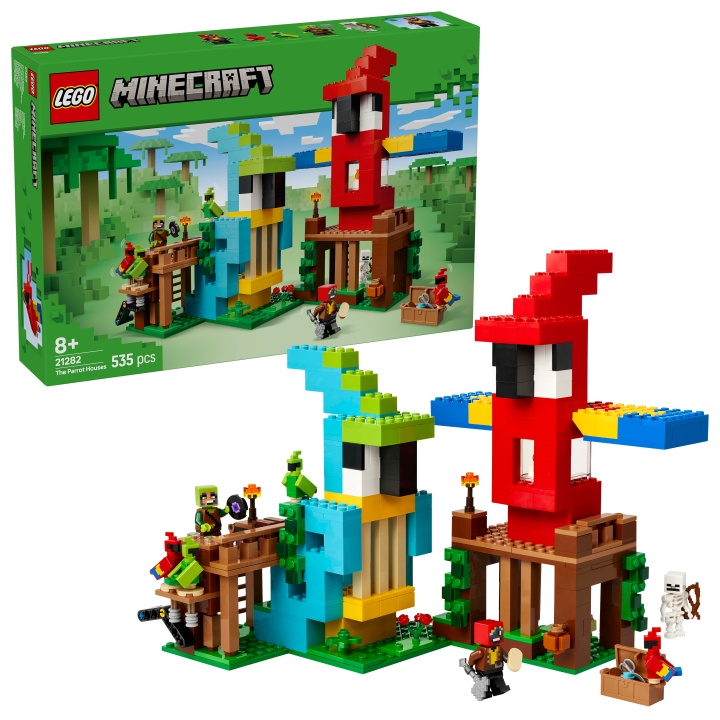 LEGO Minecraft - Papegojhusen (21282.) i gruppen LEKSAKER, BARN- & BABYPRODUKTER / Leksaker / Byggleksaker / Lego hos TP E-commerce Nordic AB (D19605)