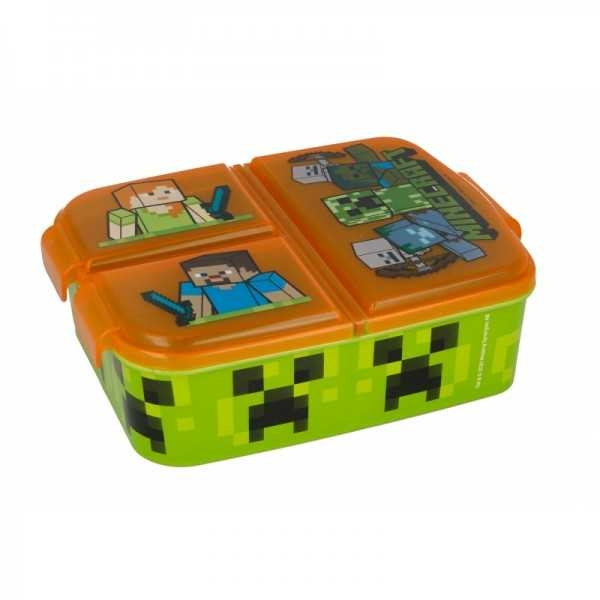 MINECRAFT Stor - Sandwichlåda med flera fack - MINECRAFT (088808735-40420) i gruppen HEM, HUSHÅLL & TRÄDGÅRD / Köksredskap / Lunchlådor & Matbehållare hos TP E-commerce Nordic AB (D19607)