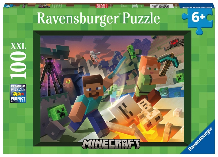 MINECRAFT Pussel - Monster MINECRAFT (100 XXL bitar) (PEG3333) i gruppen LEKSAKER, BARN- & BABYPRODUKTER / Leksaker / Barnpussel hos TP E-commerce Nordic AB (D19608)