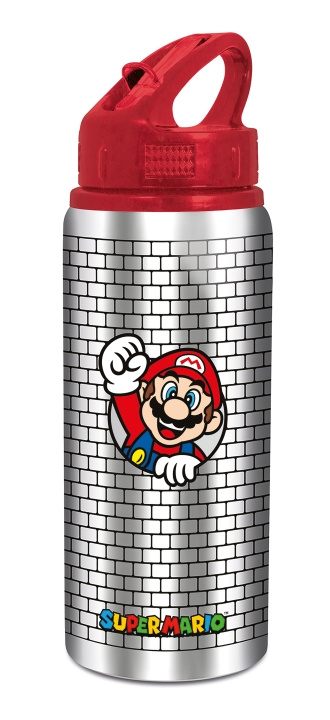 Super Mario Stor - Alu vattenflaska 710ml - Super Mario (389) | LEKSAKER, BARN- & BABYPRODUKTER - Äta & Dricka - Flaskor & Barnmuggar | GameStuff