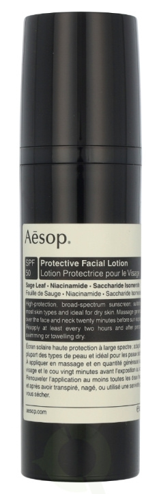 AESOP Protective Facial Lotion SPF50 50 ml i gruppen SKÖNHET & HÄLSA / Hudvård / Ansiktsvård / Dagkräm hos TP E-commerce Nordic AB (D19625)