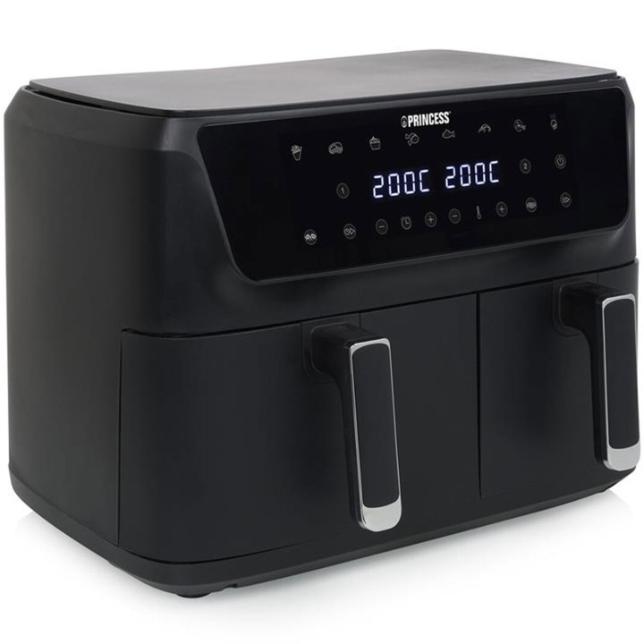 Princess Airfryer Dubbel 11l 182470 6,5l&4,5l 2700W i gruppen HEM, HUSHÅLL & TRÄDGÅRD / Hushållsmaskiner / Airfryers & fritöser hos TP E-commerce Nordic AB (D19672)