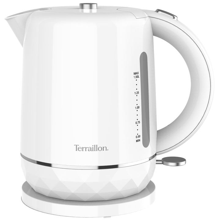 Terraillon Vattenkokare Diamond 1,5L 2200W vit i gruppen HEM, HUSHÅLL & TRÄDGÅRD / Hushållsmaskiner / Vatten & Juice / Vattenkokare hos TP E-commerce Nordic AB (D19681)