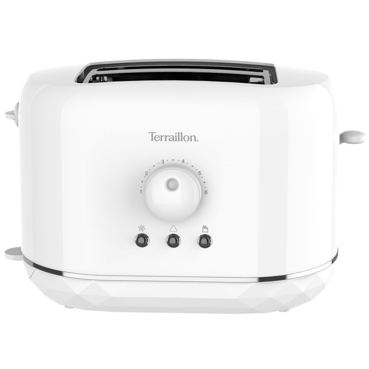 Terraillon Brödrost Diamond 2 Skivor vit i gruppen HEM, HUSHÅLL & TRÄDGÅRD / Hushållsmaskiner / Brödrostar & Bordsgrillar / Brödrostar hos TP E-commerce Nordic AB (D19682)