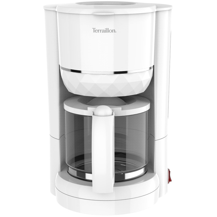 Terraillon Kaffebryggare Diamond 1,25L 980W Droppstopp vit i gruppen HEM, HUSHÅLL & TRÄDGÅRD / Hushållsmaskiner / Kaffemaskiner & Tillbehör / Kaffebryggare hos TP E-commerce Nordic AB (D19683)