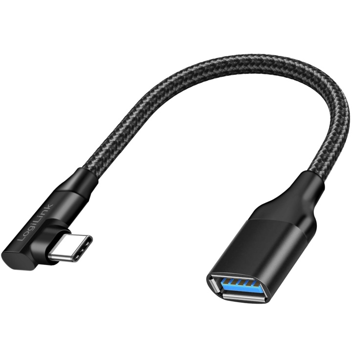 LogiLink Vinklad USB-C-kabel USB 3.2 15W 0,2m i gruppen DATORER & KRINGUTRUSTNING / Datorkablar / USB-kablar / USB-C hos TP E-commerce Nordic AB (D19693)