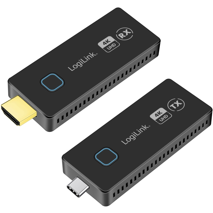 LogiLink Trådlös HDMI-överföring USB-C till HDMI-kit 1till1 4K@60Hz i gruppen HEMELEKTRONIK / Kablar & Adaptrar / HDMI hos TP E-commerce Nordic AB (D19697)