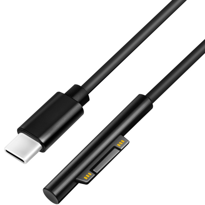LogiLink USB-C Laddkabel Microsoft Surface 60W PD 1,8 m i gruppen DATORER & KRINGUTRUSTNING / Datorkablar / USB-kablar / USB-C hos TP E-commerce Nordic AB (D19705)