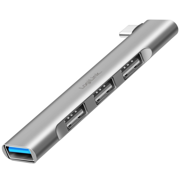 LogiLink Ultraslim 4-port USB-C hub 1 x USB-A3.0, 3 x USB-A2.0 i gruppen DATORER & KRINGUTRUSTNING / Datortillbehör / USB-hubbar hos TP E-commerce Nordic AB (D19714)