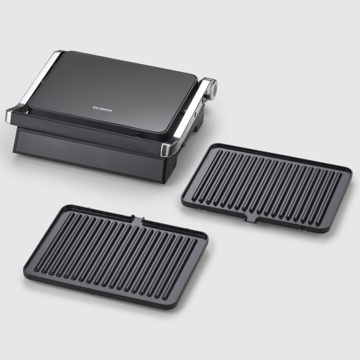 Severin Kontaktgrill Sevini Comfort KG2399 Digital i gruppen HEM, HUSHÅLL & TRÄDGÅRD / Trädgårdsprodukter / Grillar & Grilltillbehör hos TP E-commerce Nordic AB (D19723)