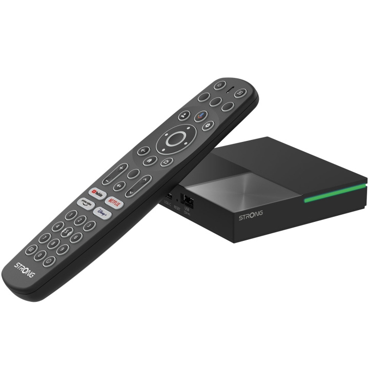 Strong TV-box 4K WiFi/LAN Google TV LEAP-S3PRO Svart i gruppen HEMELEKTRONIK / Ljud & Bild / TV & Tillbehör / Mediaspelare & Smart TV-boxar hos TP E-commerce Nordic AB (D19732)
