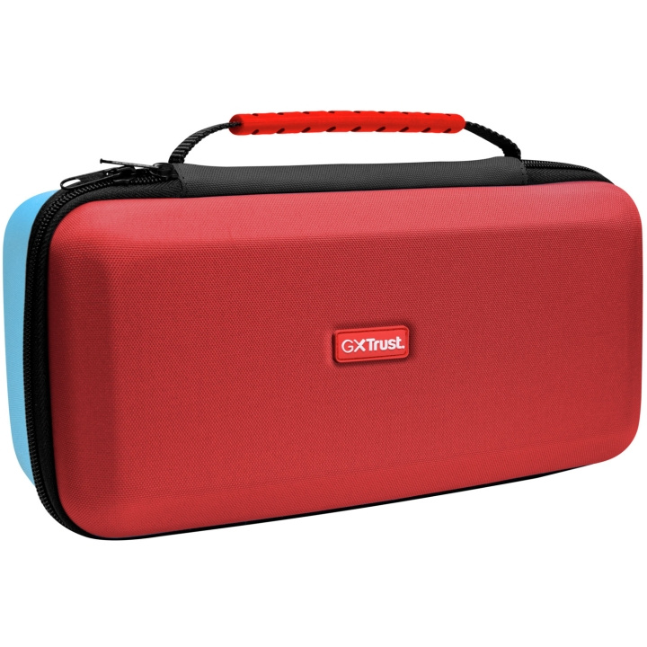 Trust GXT 1252RB XL Hardcase Nintendo Switch 2 Röd/Blå i gruppen HEMELEKTRONIK / Spelkonsoler & Tillbehör / Nintendo Switch hos TP E-commerce Nordic AB (D19742)