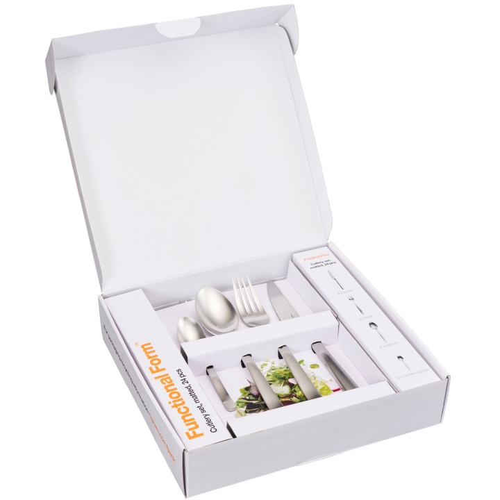 Fiskars Bestickset FF matt 24-delar i gåvoask i gruppen HEM, HUSHÅLL & TRÄDGÅRD / Köksredskap / Övriga köksredskap hos TP E-commerce Nordic AB (D19756)