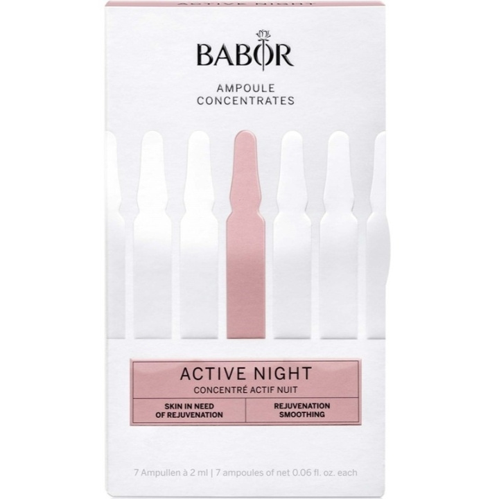 Babor Ampoule Concentrates Active Night 7x2ml i gruppen SKÖNHET & HÄLSA / Hudvård / Ansiktsvård / Serum Hud hos TP E-commerce Nordic AB (D19791)