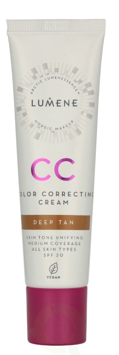 Lumene CC Color Correcting Cream SPF20 30 ml #5 Deep Tan i gruppen SKÖNHET & HÄLSA / Hudvård / Ansiktsvård / Dagkräm hos TP E-commerce Nordic AB (D19863)