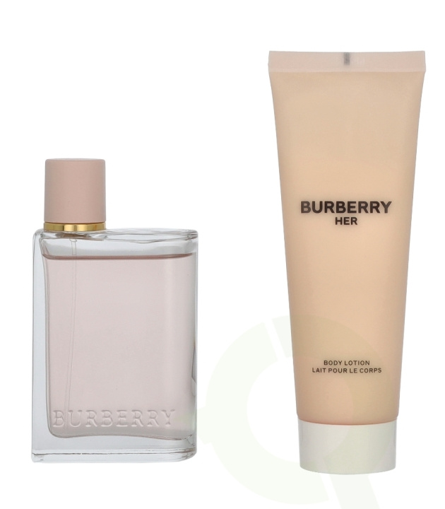 Burberry Her Giftset 125 ml Edp Spray 50ml/Body Lotion 75ml i gruppen SKÖNHET & HÄLSA / Presentkit / Presentkit För Henne hos TP E-commerce Nordic AB (D19889)
