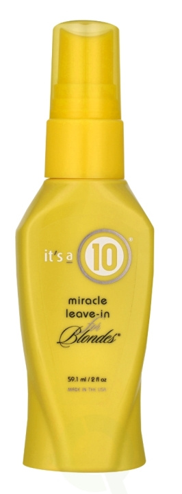 It\'s a 10 Miracle Leave-In For Blondes 59.1 ml i gruppen SKÖNHET & HÄLSA / Hår & Styling / Hårvårdsprodukter / Hårinpackning hos TP E-commerce Nordic AB (D19942)