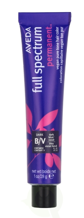 Aveda Full Spectrum Permanent Vegan Pure Tone Hair Color 28 g Dark Blue/Violet i gruppen SKÖNHET & HÄLSA / Hår & Styling / Hårvårdsprodukter / Hårfärg / Hårfärg & Färgbomb hos TP E-commerce Nordic AB (D19954)