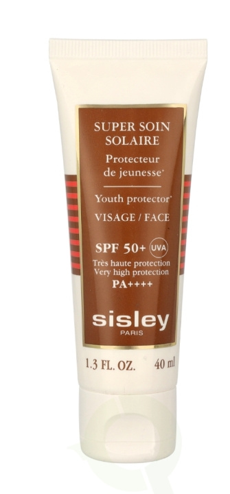 Sisley Super Soin Solaire Face Youth Protector SPF50+ PA++++ 40 ml i gruppen SKÖNHET & HÄLSA / Hudvård / Solskydd & Tanning / Solskydd hos TP E-commerce Nordic AB (D20060)