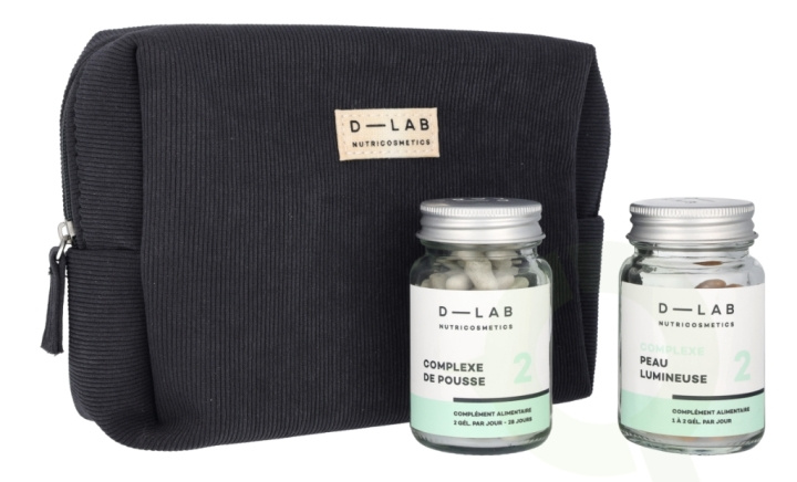 D-Lab Nutricosmetics D-Lab Beaute-Datale Duo Capsules Set 40.3 g Complexe De Pousse 56 Caps/Complexe Peau Lumineuse 28 Caps i gruppen SKÖNHET & HÄLSA / Hudvård / Ansiktsvård / Serum Hud hos TP E-commerce Nordic AB (D20086)