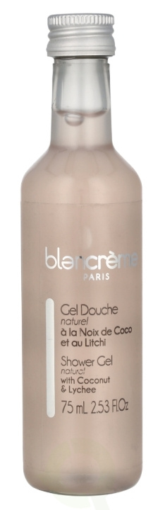 Blancreme Natural Shower Gel 75 ml Coconut & Lychee i gruppen SKÖNHET & HÄLSA / Hudvård / Kroppsvård / Bad & Duschcreme hos TP E-commerce Nordic AB (D20089)