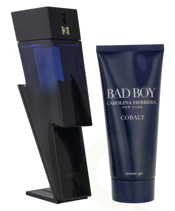Carolina Herrera Bad Boy Cobalt Elixir Giftset 200 ml Edp Spray 100 ml/Shower Gel 100 ml i gruppen SKÖNHET & HÄLSA / Presentkit / Presentkit För Honom hos TP E-commerce Nordic AB (D20104)