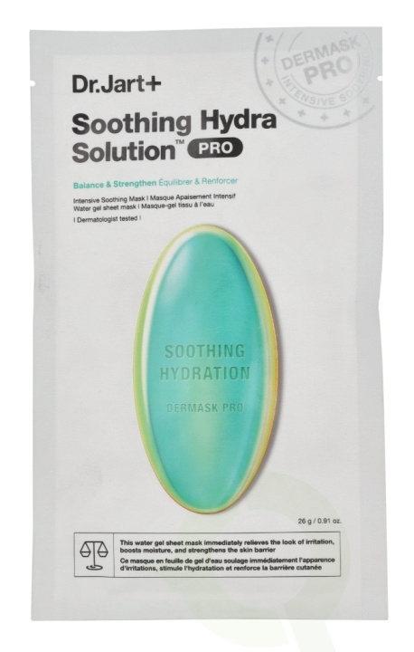 Dr. Jart + Dermask Pro Soothing Hydra Solution 26 g i gruppen SKÖNHET & HÄLSA / Hudvård / Ansiktsvård / Masker hos TP E-commerce Nordic AB (D20109)