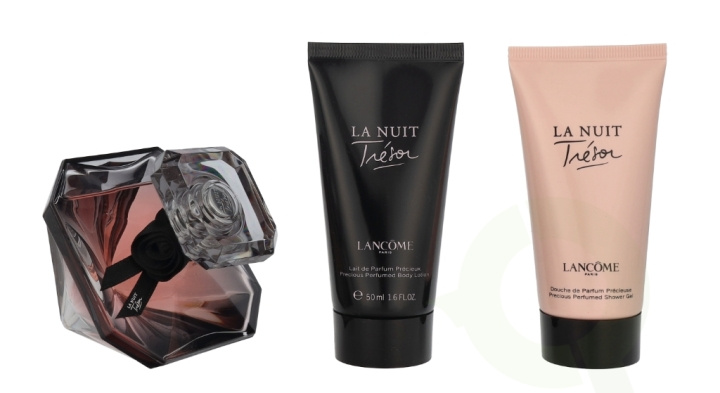 Lancome La Nuit Tresor Giftset 150 ml Edp Spray 50ml/Body Lotion 50ml/Shower Gel 50ml i gruppen SKÖNHET & HÄLSA / Presentkit / Presentkit För Henne hos TP E-commerce Nordic AB (D20127)