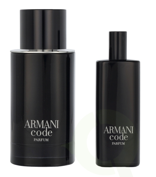 Armani Code Le Parfum Giftset 90 ml Edp Spray 75ml/Edp Spray 15ml-XMAS 23 i gruppen SKÖNHET & HÄLSA / Doft & Parfym / Parfym / Parfym för honom hos TP E-commerce Nordic AB (D20128)