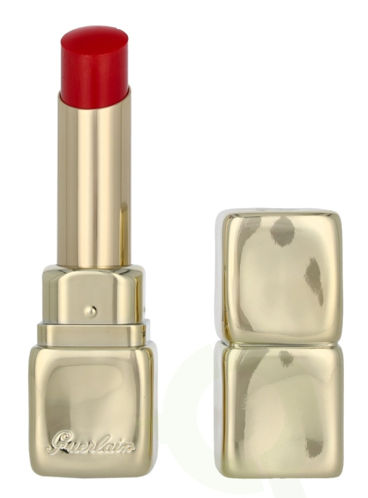 Guerlain Kiss Kiss Shine Bloom Lip Colour 3.2 g #709 Petal Red i gruppen SKÖNHET & HÄLSA / Makeup / Läppar / Läppstift hos TP E-commerce Nordic AB (D20166)