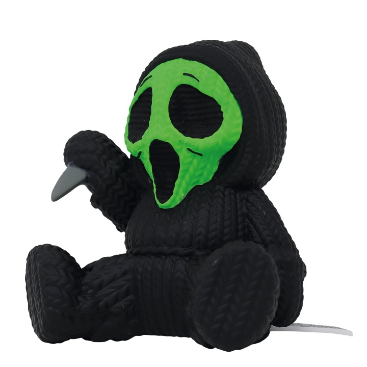 Handmade by Robots Ghostface - Fluorescerande grön vinylfigur för samlarobjekt i gruppen SPORT, FRITID & HOBBY / Roliga prylar / Samlarobjekt hos TP E-commerce Nordic AB (D20228)