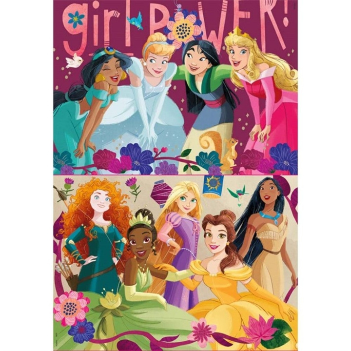 Educa 2x48 Disney Princess 2 Pussel (80-19675) i gruppen LEKSAKER, BARN- & BABYPRODUKTER / Leksaker / Barnpussel hos TP E-commerce Nordic AB (D20238)