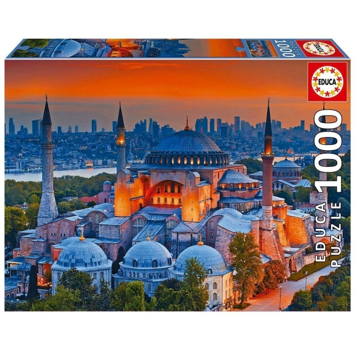 Educa 1000 st - Blå moskén Istanbul pussel (19612) i gruppen SPORT, FRITID & HOBBY / Hobby / Pussel hos TP E-commerce Nordic AB (D20241)