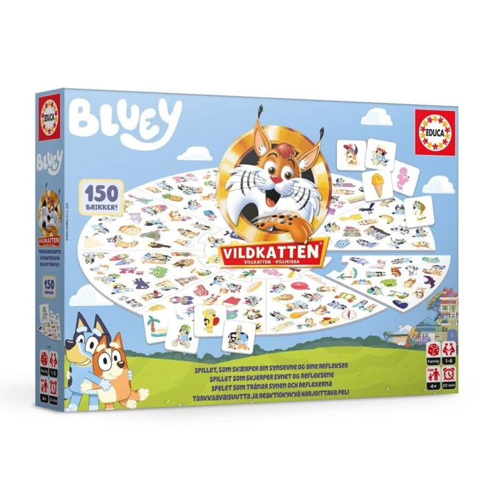 Educa Vildkatten Bluey (78-20074) i gruppen LEKSAKER, BARN- & BABYPRODUKTER / Leksaker / Barnpussel hos TP E-commerce Nordic AB (D20270)
