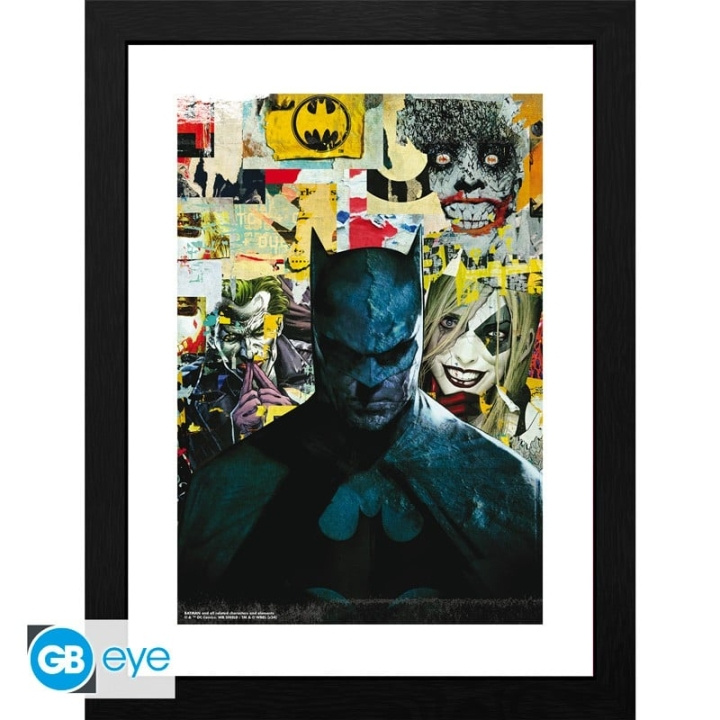 DC Comics Inramad tavla Batman (30x40) x2 i gruppen SPORT, FRITID & HOBBY / Roliga prylar / Samlarobjekt hos TP E-commerce Nordic AB (D20271)