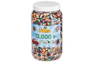 Hama Midi Pärlor 13000stk Mix 58 - (381158)