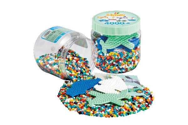 Hama Midi Pärlor 4000st + 3 olika stiftplattor - (382053) i gruppen SPORT, FRITID & HOBBY / Hobby / Pärlor hos TP E-commerce Nordic AB (D20282)
