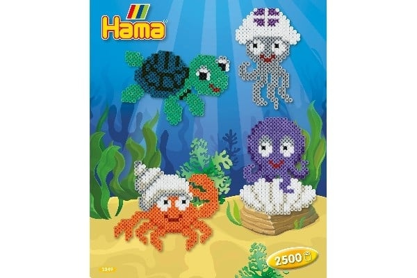 Hama Midi presentask Havsdjur - (383249) i gruppen LEKSAKER, BARN- & BABYPRODUKTER / Leksaker / Pyssel hos TP E-commerce Nordic AB (D20284)