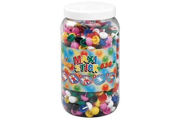 Hama Maxi Stick Stifter 650st - (389791) i gruppen LEKSAKER, BARN- & BABYPRODUKTER / Leksaker / Pyssel hos TP E-commerce Nordic AB (D20285)
