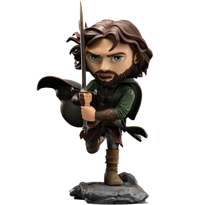 Lord of the Rings Iron Studios & Minico Lord of the Rings - Aragorn-figur i gruppen SPORT, FRITID & HOBBY / Roliga prylar / Samlarobjekt hos TP E-commerce Nordic AB (D20291)