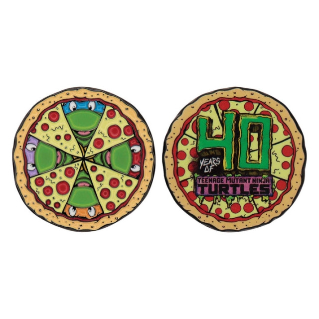 Fanatik Teenage Mutant Ninja Turtles Begränsad Upplaga 40-årsjubileum Samlarmynt i gruppen SPORT, FRITID & HOBBY / Roliga prylar / Samlarobjekt hos TP E-commerce Nordic AB (D20300)