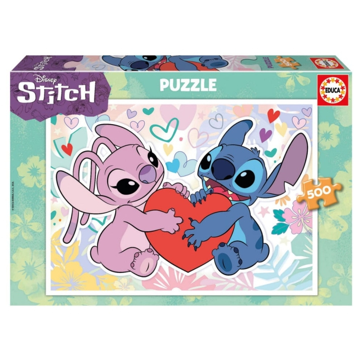 Educa 500 Disney Stitch (80-19911) i gruppen LEKSAKER, BARN- & BABYPRODUKTER / Leksaker / Barnpussel hos TP E-commerce Nordic AB (D20306)