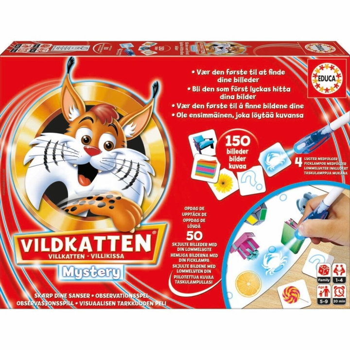 Educa Vildkatten - Mystery 150 bitar (78-19603) i gruppen LEKSAKER, BARN- & BABYPRODUKTER / Leksaker / Barnpussel hos TP E-commerce Nordic AB (D20308)
