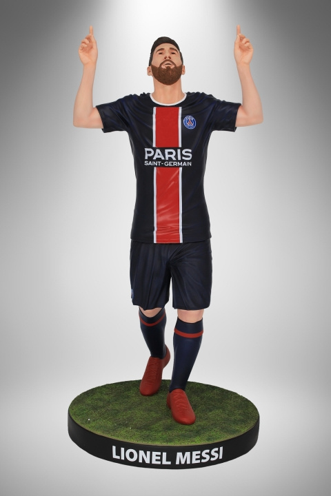 Football\'s Finest Resin Staty 1/3 Paris Saint-Germain (Lionel Messi) 60 cm i gruppen SPORT, FRITID & HOBBY / Roliga prylar / Samlarobjekt hos TP E-commerce Nordic AB (D20312)