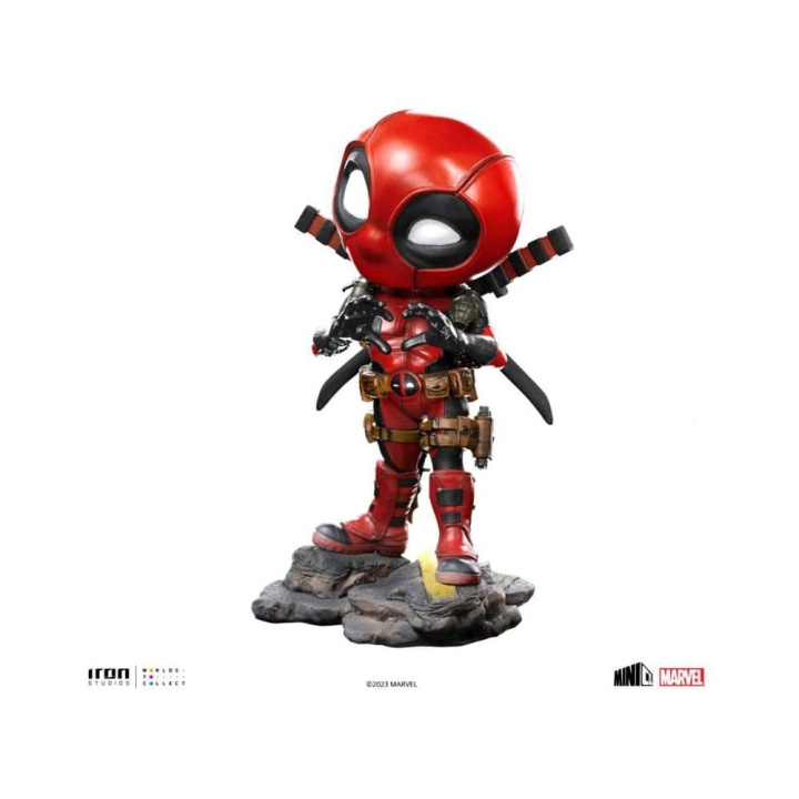 IronStudios - MiniCo : Marvel Comics -Deadpool i gruppen SPORT, FRITID & HOBBY / Roliga prylar / Samlarobjekt hos TP E-commerce Nordic AB (D20316)