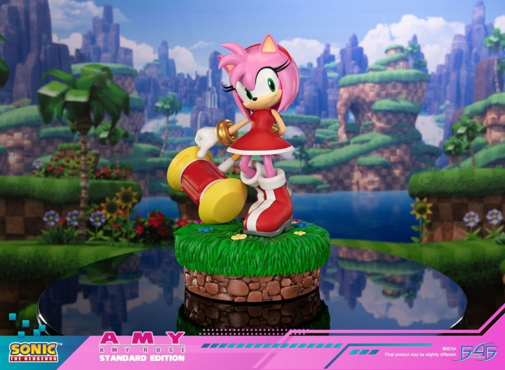 First4Figures Sonic The Hedgehog (Amy Rose) RESIN Staty i gruppen SPORT, FRITID & HOBBY / Roliga prylar / Samlarobjekt hos TP E-commerce Nordic AB (D20325)