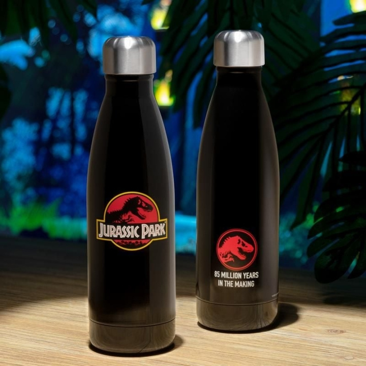 Jurassic Park vattenflaska i metall i gruppen SPORT, FRITID & HOBBY / Roliga prylar / Samlarobjekt hos TP E-commerce Nordic AB (D20337)