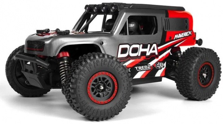 Maverick Doha 1/20 4WD elektrisk lastbil - röd (150701) i gruppen LEKSAKER, BARN- & BABYPRODUKTER / Radiostyrt / Övrigt radiostyrt hos TP E-commerce Nordic AB (D20340)